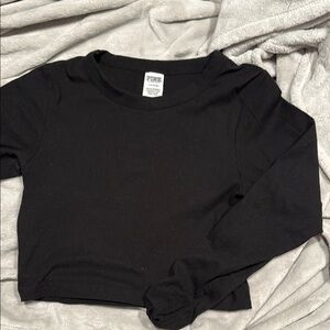 Victoria's Secret Black Long Sleeve Sweatshirt